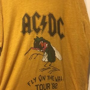 Lucky Brand men AC/DC Fly on the wall tour’82 TShirt short sleeve unisex XXL